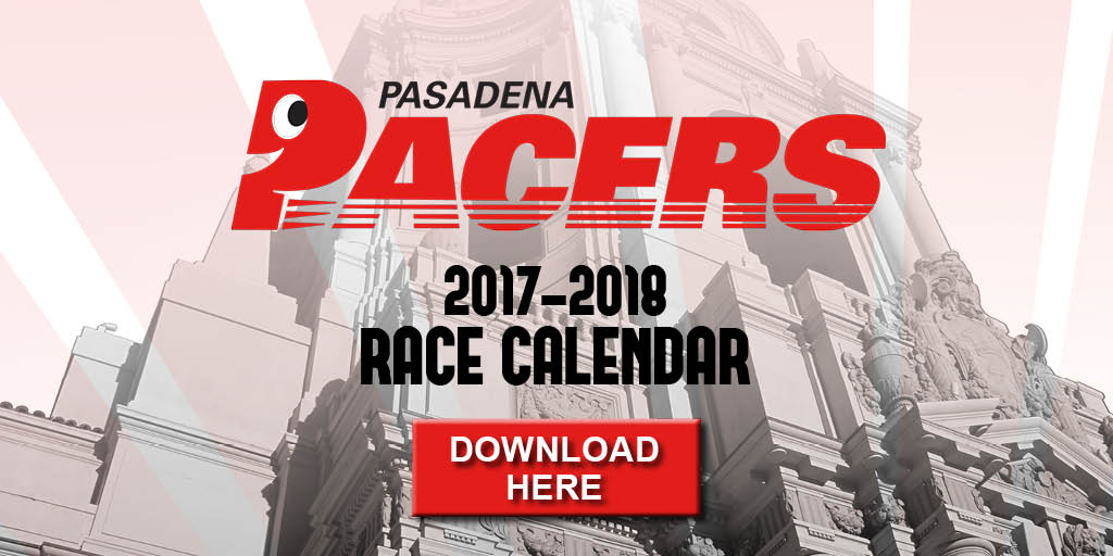 201718 Race Calendar Announced Pasadena Pacers