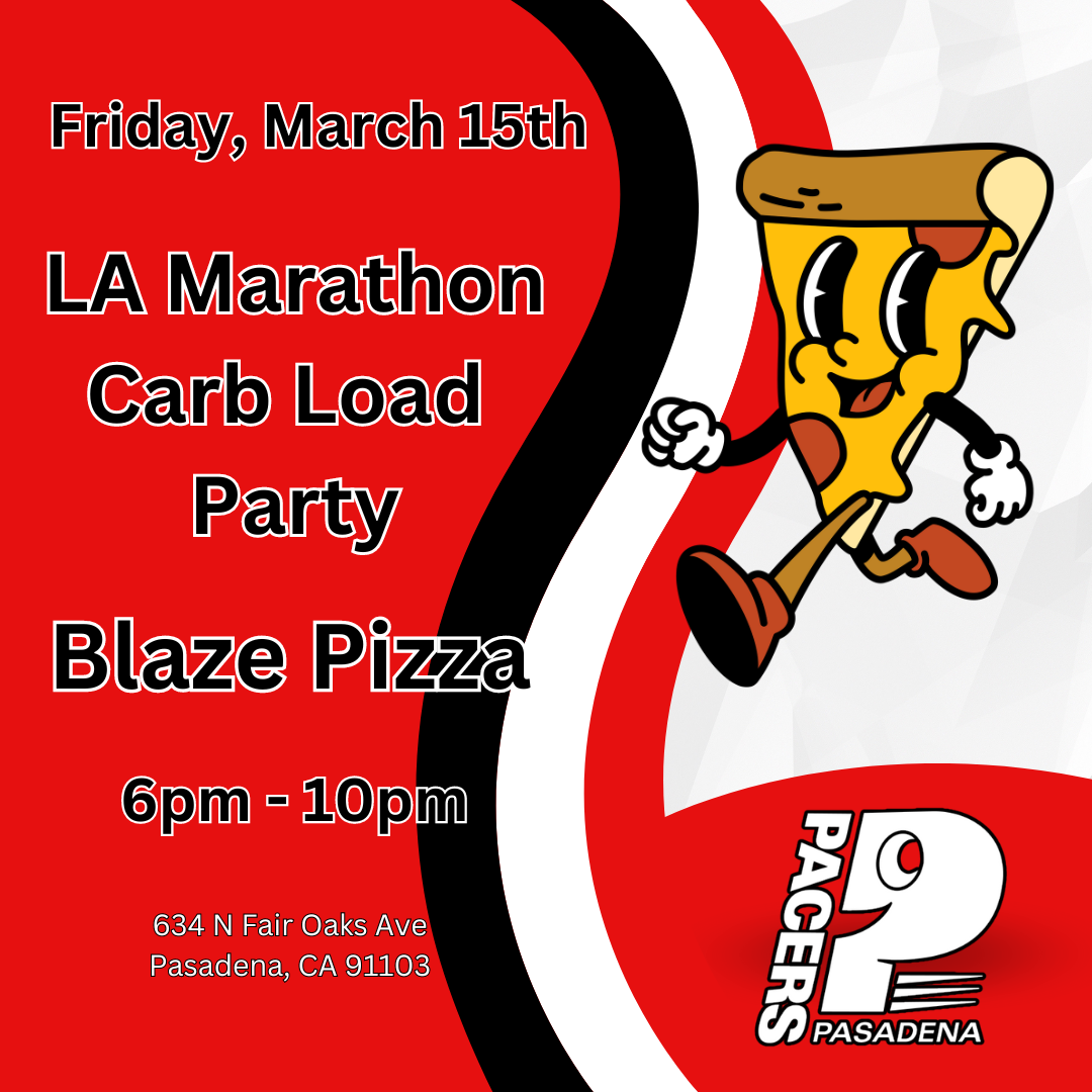 2024 Los Angeles Marathon Carb Load Party Pasadena Pacers